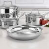 cuisinart classic tri ply 10 pc cookware set stainless steel