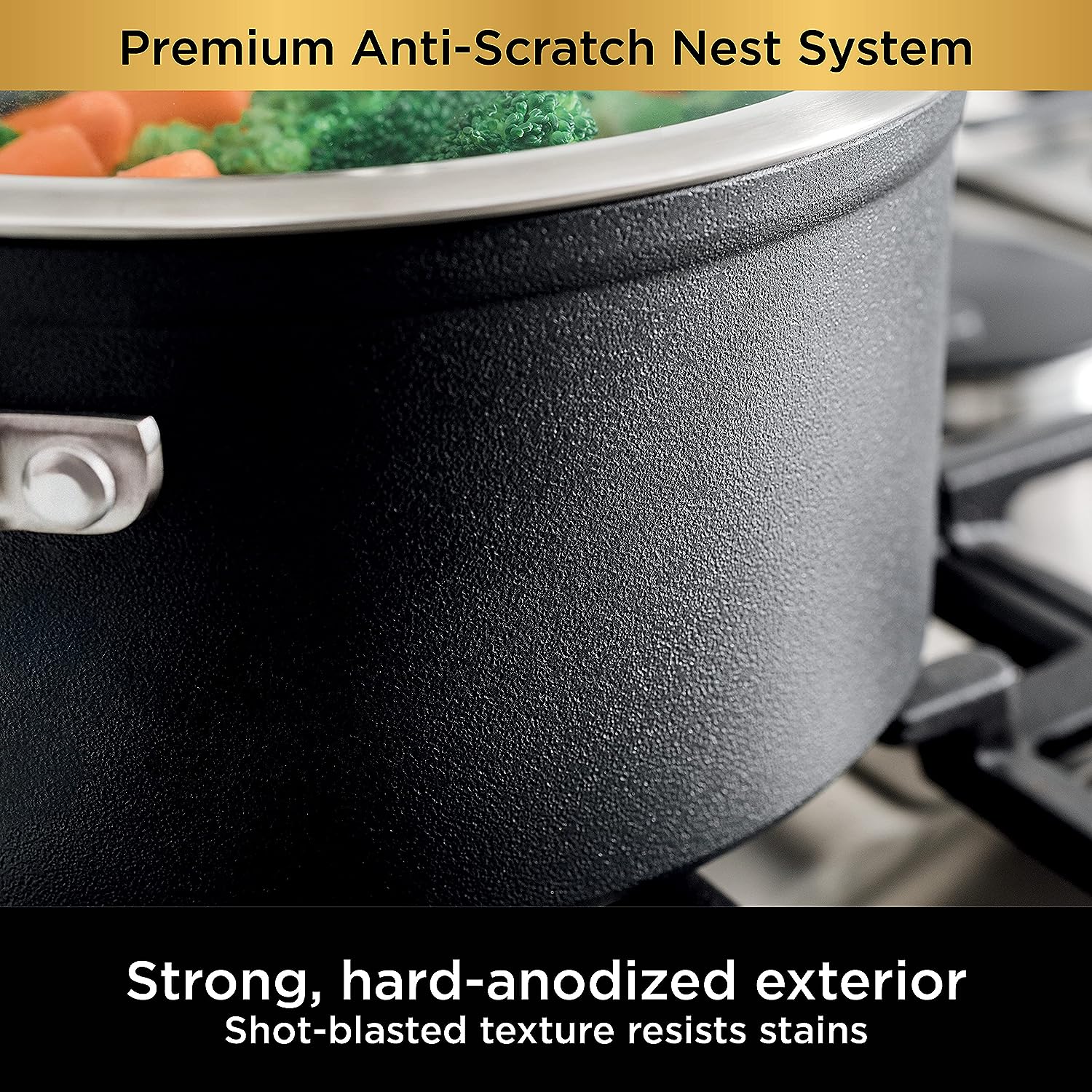 Ninja Foodi Neverstick Premium Hard Anodized 10 PC Cookware Set